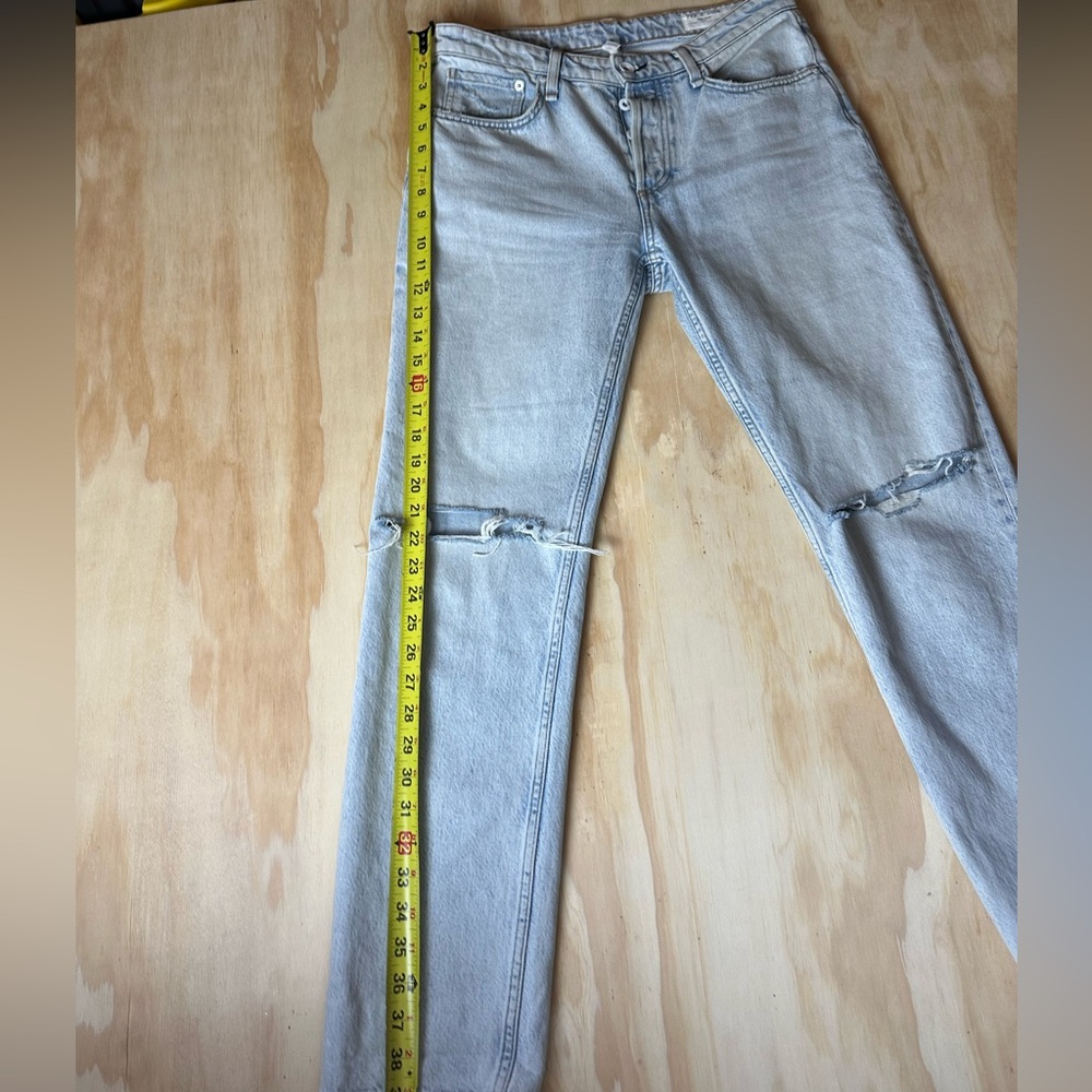 Rag & Bone Faded Denim Jeans